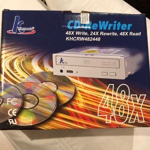 KHypermedia CD-Rewriter 48x Write, 24x Rewrite, 48x Read, KHCRW482448